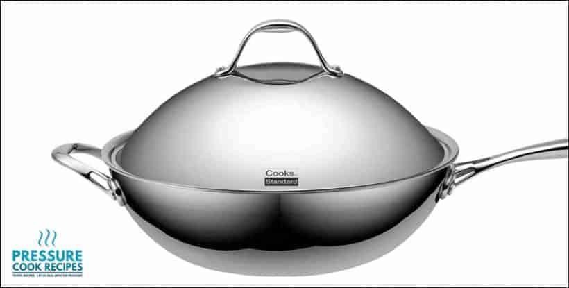 Multi-Ply Clad Stainless-Steel 13-Inch Wok