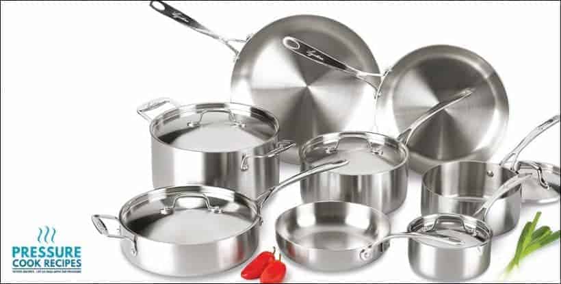 Lagostina Tri-Ply Stainless Steel Cookware Set