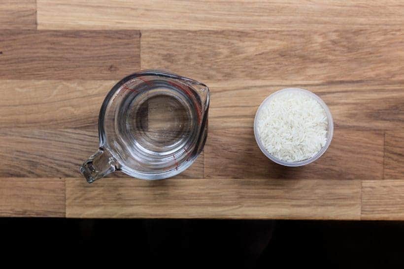 Perfect Pressure Cooker Rice Ingredients