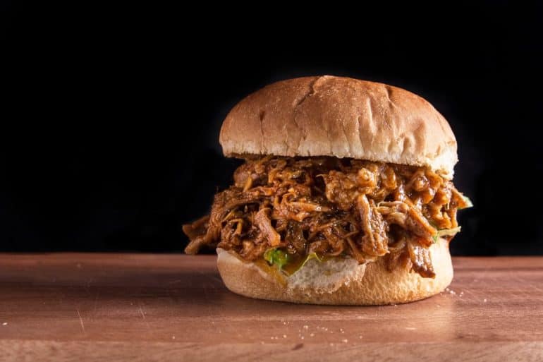 Make this irresistible Pressure Cooker Pulled Pork Recipe. Quick & easy way to make tender, juicy BBQ pulled pork packed with sweet & smoky flavors.