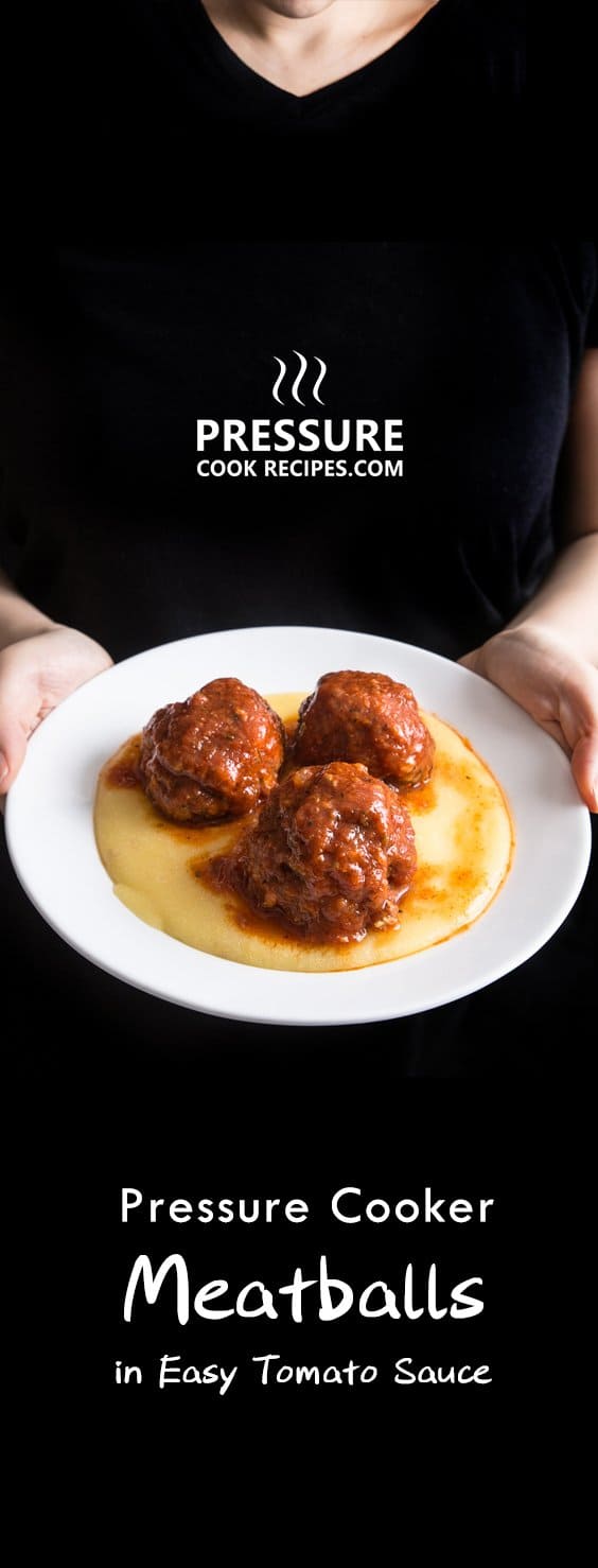 Pressure Cooker Meatballs Recipe (Instant Pot Meatballs)