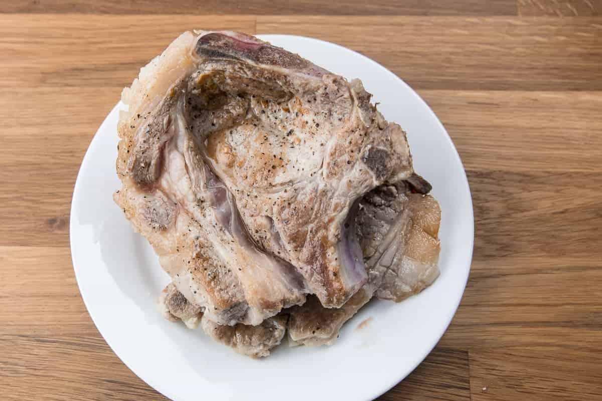 Pressure Cooker Pork Chops and Applesauce Tested by Amy + Jacky