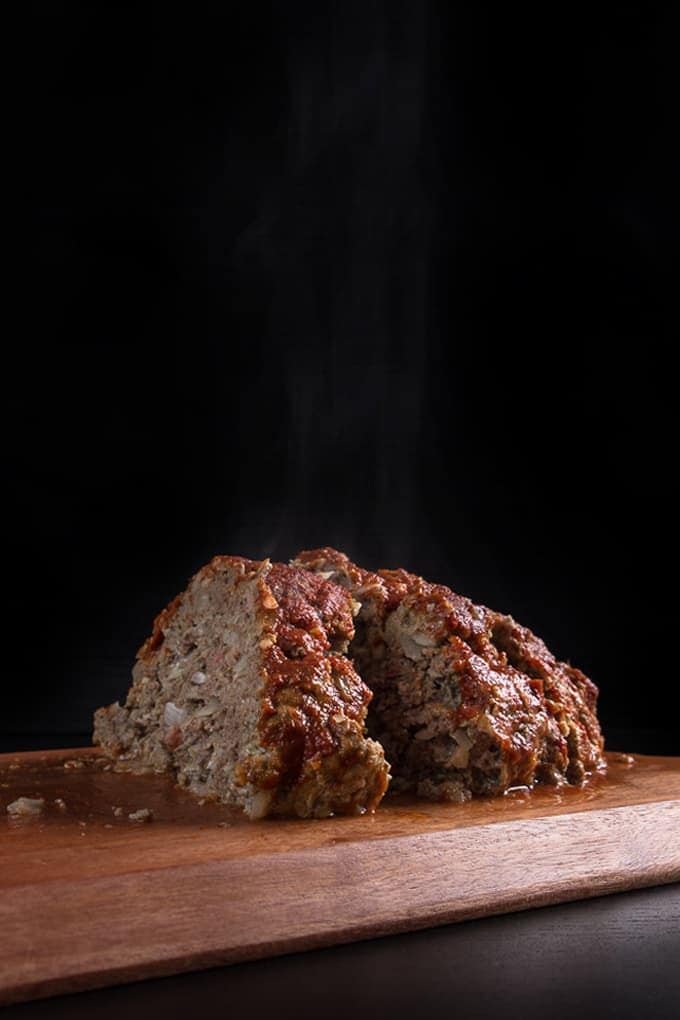 Make these Juicy Pressure Cooker Meatloaf soaked in homemade umami tomato sauce. Mouthful of smoky & cheesy meatloaf is satisfying, thrifty & delicious!