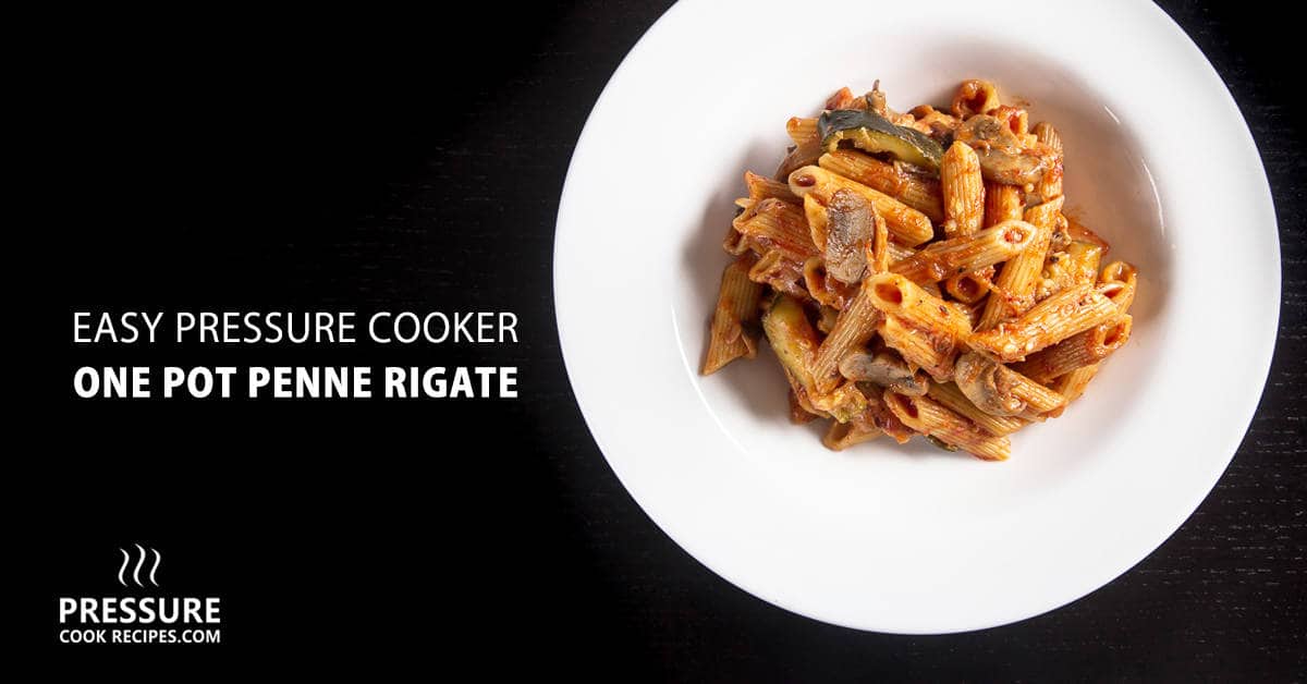 Pressure Cooker Vegan Pasta Tested by Amy + Jacky