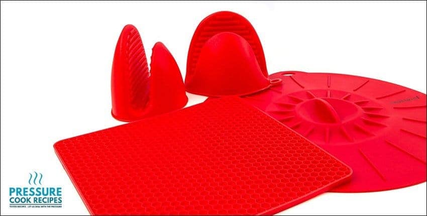 Instant Pot Accessories: Instant Perrrt! Silicone Starter Kit Instant Perrrt Accessories Silicone Starter Kit - Pair of Mini Mitts, Pot Holder, and Sealing...