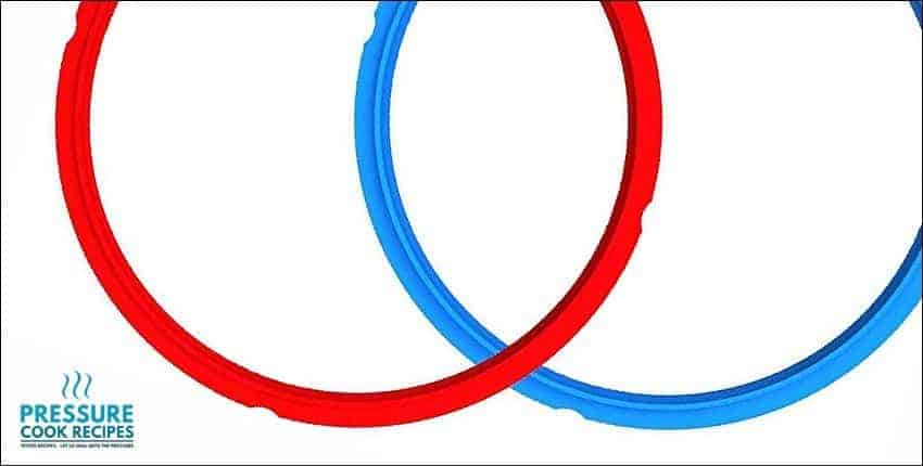 Instant Pot Accessories: Sweet Savory Silicone Sealing Ring Genuine Instant Pot Sealing Ring 2-Pack - 6 Quart Red/Blue