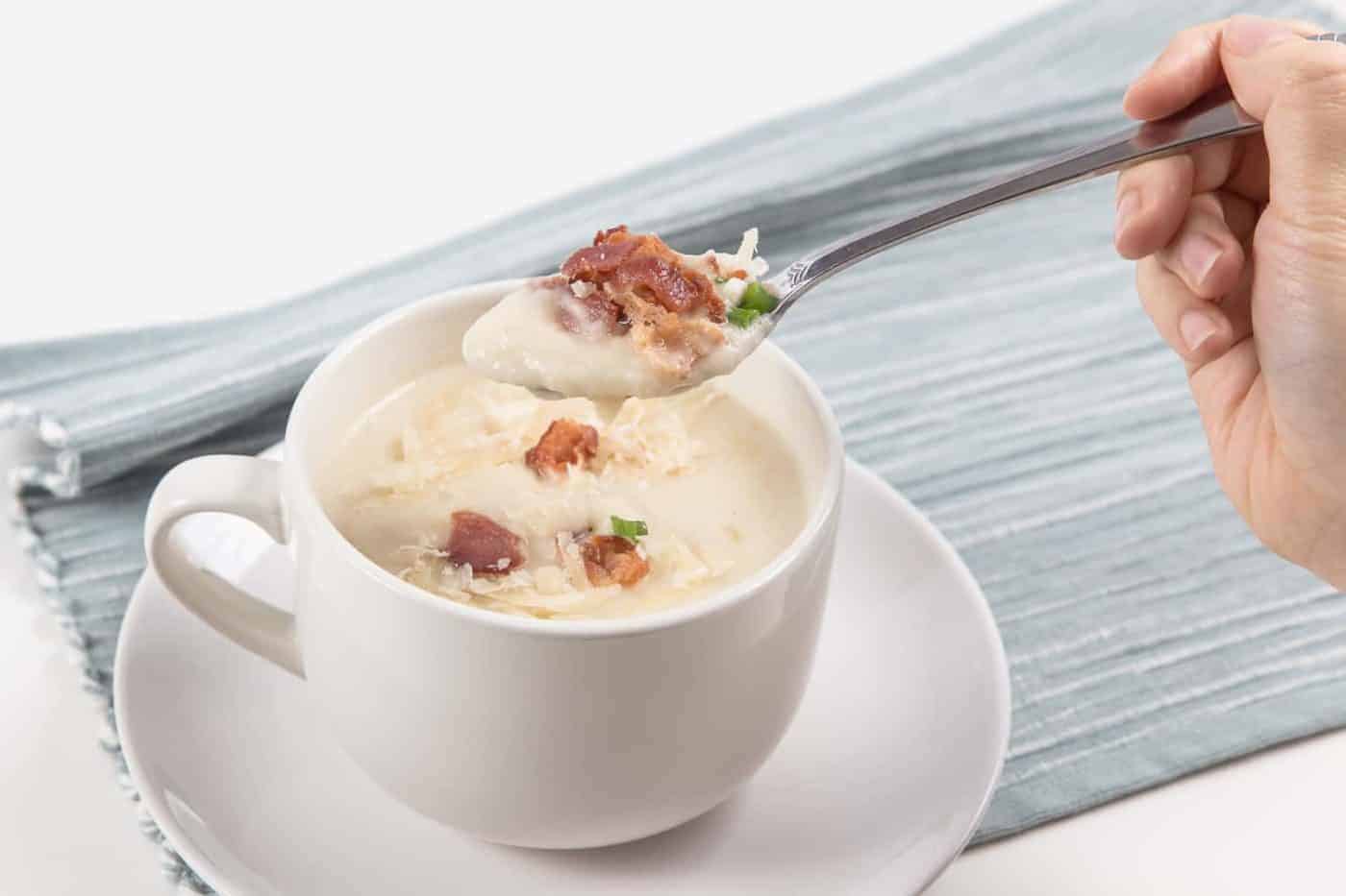 Pressure Cooker Cauliflower Potato Soup Recipe Pressure Cook Recipes