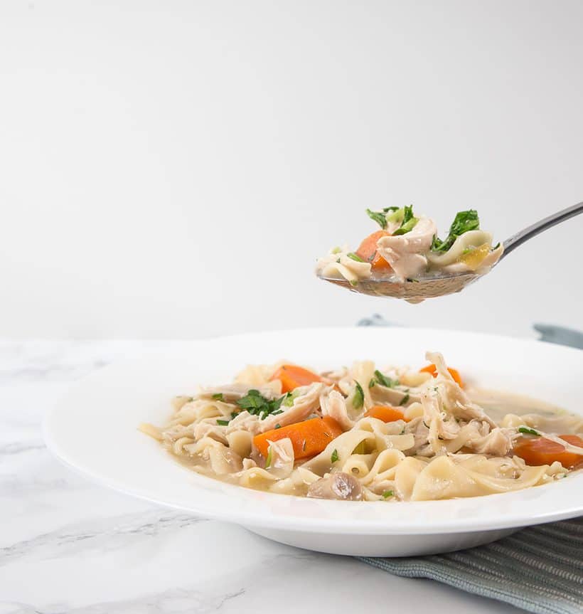 Pressure Cooker Chicken Noodle Soup Recipe (Instant Pot Chicken Noodle