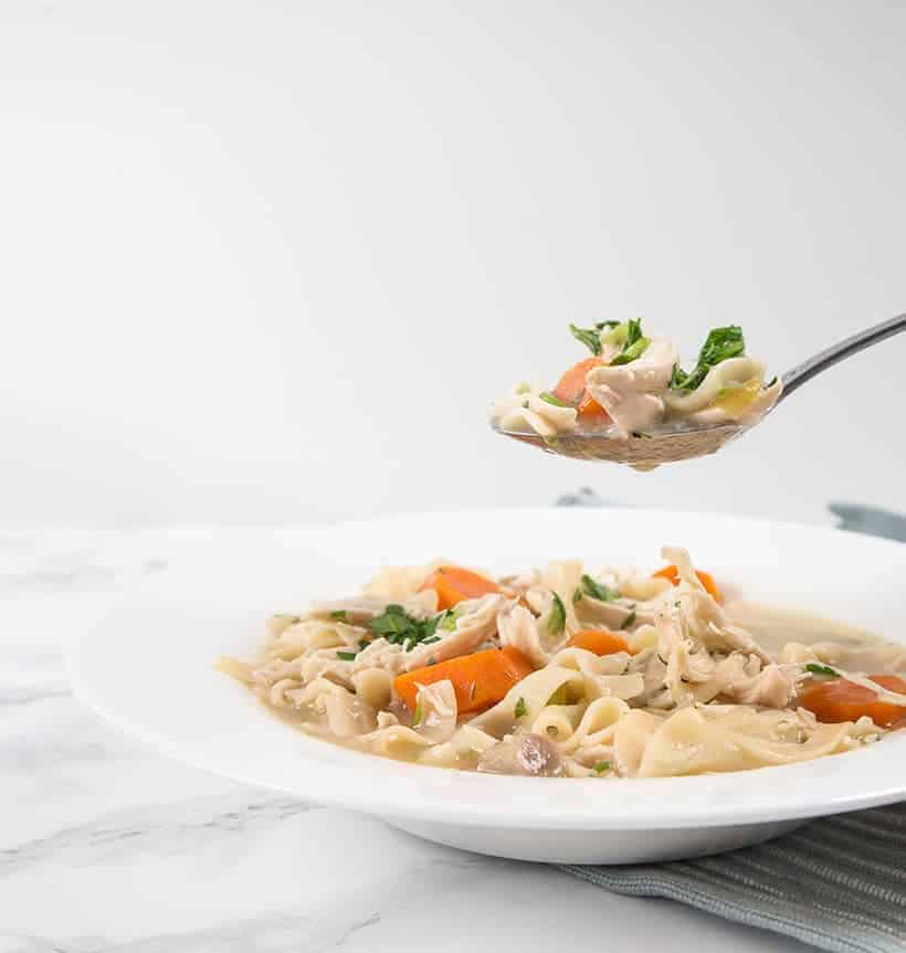 Pressure Cooker Chicken Noodle Soup Recipe (Instant Pot Chicken Noodle