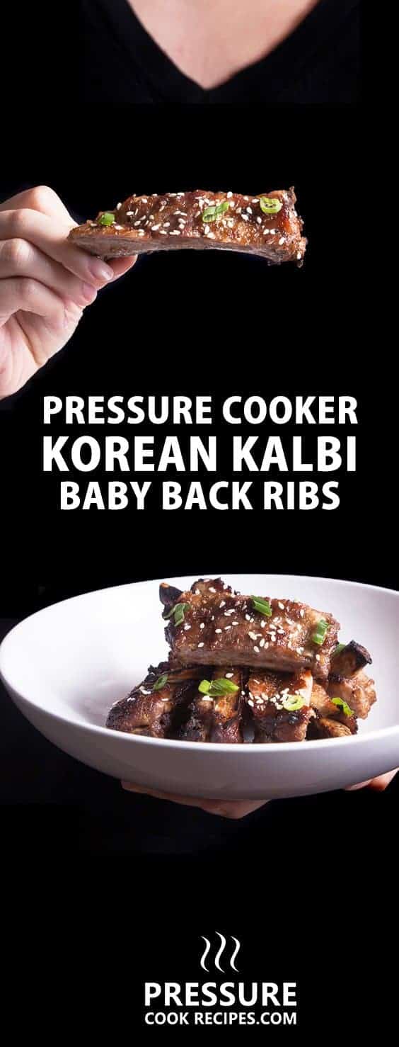 Instant Pot Korean Ribs | Pressure Cooker Korean Ribs | Instant Pot Ribs | Pressure Cooker Ribs | Instant Pot Kalbi Ribs | Instant Pot Baby Back Ribs | Instant Pot Pork Ribs | Kalbi marinade | Instant Pot Korean Recipes | Instant Pot Asian Recipes  #AmyJacky #InstantPot #PressureCooker #recipes #korean #asian