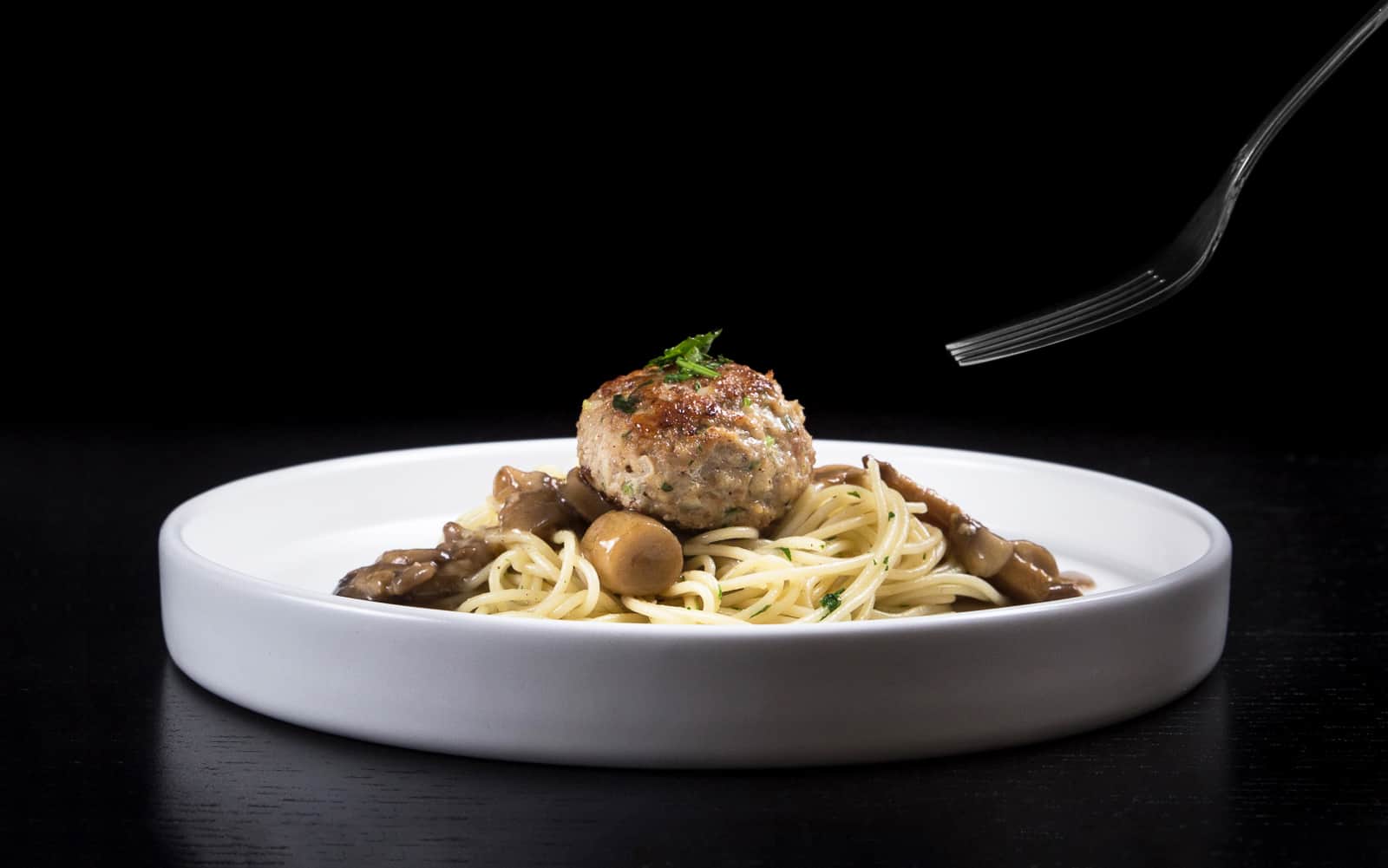 Pressure Cooker Turkey Meatballs with Homemade Mushroom Gravy Recipe: Crowd-pleasing juicy meatballs in fragrant umami gravy. Great for thanksgiving holidays!