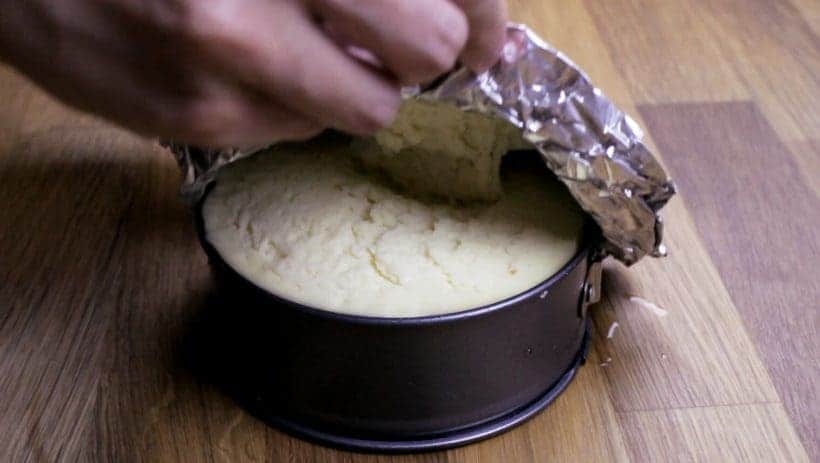 Aluminum Foil Cheesecake