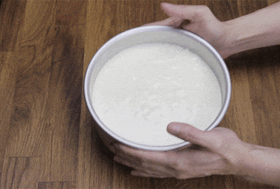 how to remove air bubbles in cheesecake