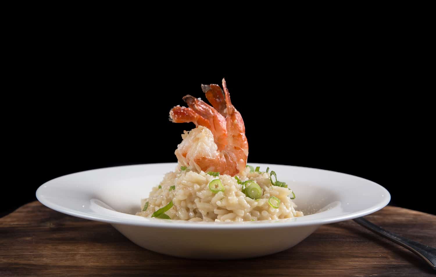 Easy Instant Pot Risotto Recipe: Make this creamy Japanese-Italian Garlic Butter Tiger Prawn Risotto. No more mushy, gluey, or hard risotto! Plus, no need to tend the pot or stir it often.