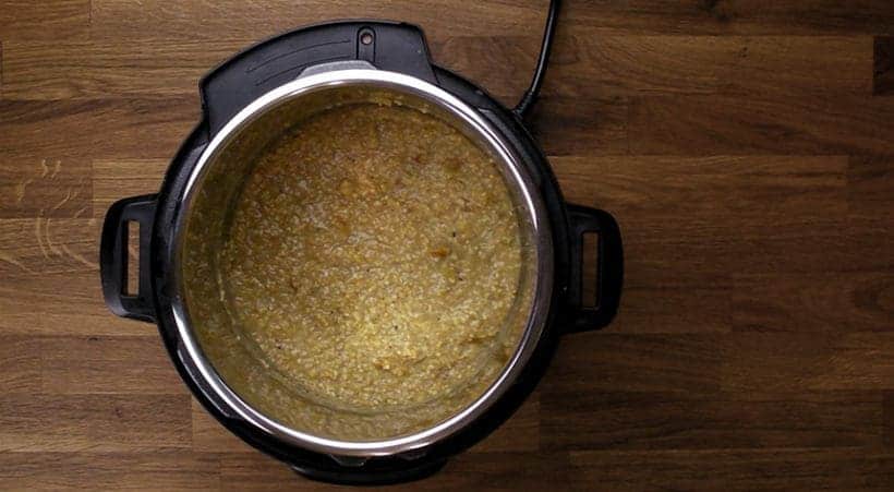 oatmeal in Instant Pot