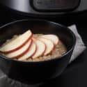 Healthy Hearty Instant Pot Oatmeal Recipe (Pressure Cooker Oatmeal): Make this creamy apple cinnamon oatmeal to comfort and warm your heart in the morning!