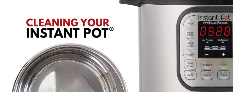 Instant Pot Cleaning Step-by-Step guide: Tips on How to Clean Instant Pot Pressure Cooker, Removing Sealing Ring Odor, Cleaning the stained liner, and more.