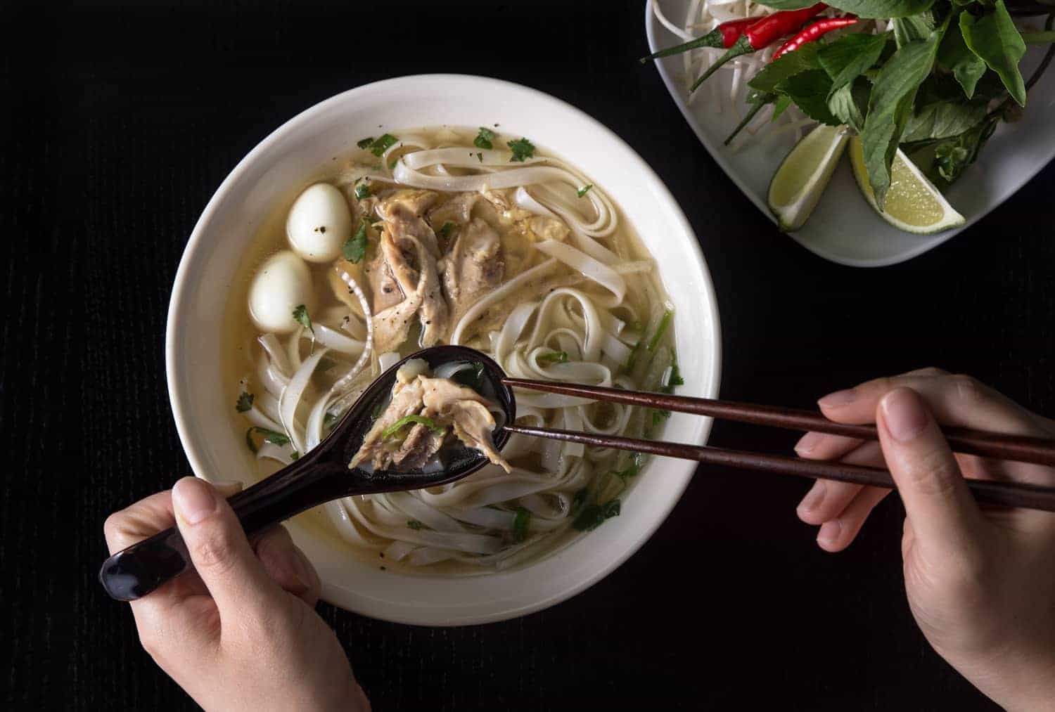 Instant Pot Pho Ga Recipe (Pressure Cooker Pho Ga): this fragrant Vietnamese Chicken Noodle Soup warms the heart and nourishes the soul.