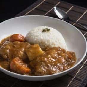 Make Easy Weeknight Japanese Instant Pot Chicken Curry Recipe (Pressure Cooker Chicken Curry) with simple ingredients. Satisfy your cravings for comforting Japanese Curry Rice in less than an hour!