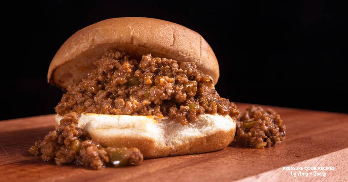 Instant Pot Sloppy Joes (Pressure Cooker Sloppy Joes) Amy + Jacky