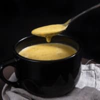 How to make Instant Pot Broccoli Cheese Soup Recipe (Pressure Cooker Broccoli Cheese Soup): kid-friendly vegetarian Broccoli Cheddar Soup great for easy weeknight meals with grilled cheese.