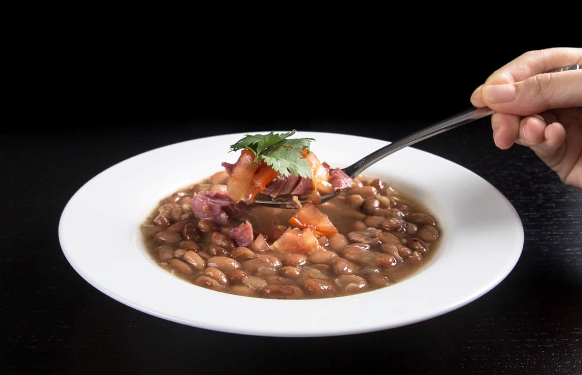 canned pinto beans and ham hock recipe