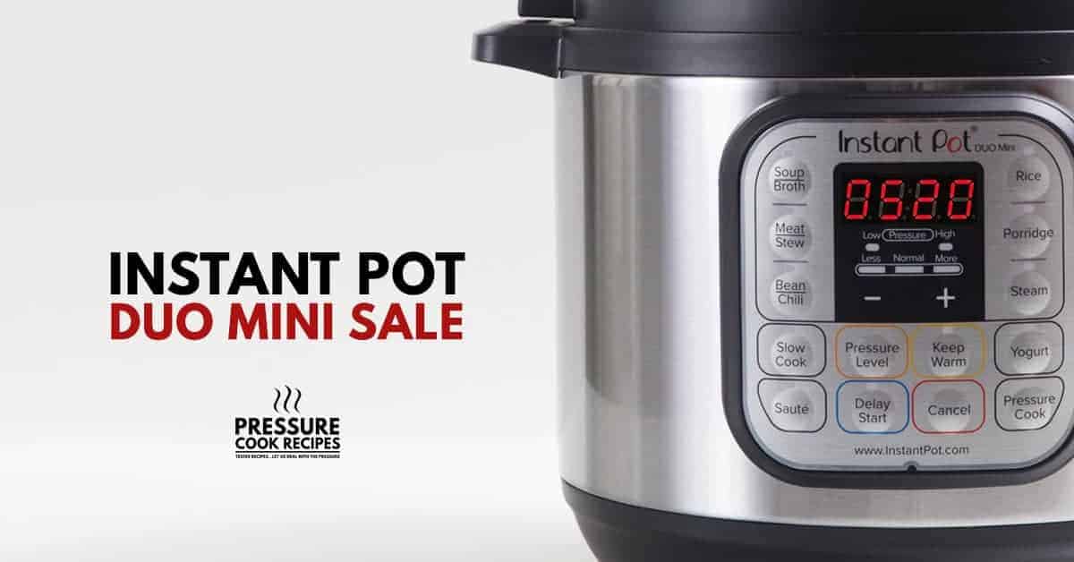 Instant Pot Sale for DUO Mini 3 Quart 7in1 Electric Pressure Cooker