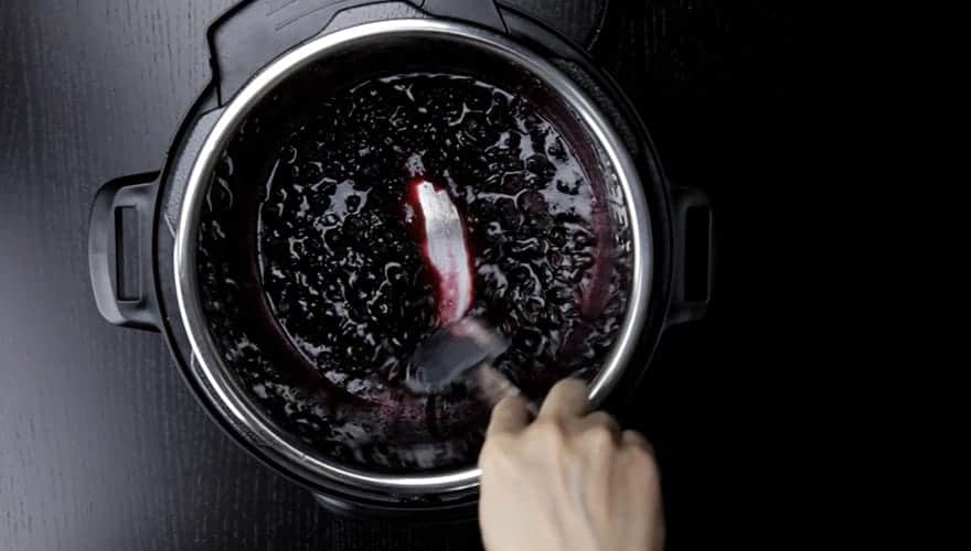Instant Pot Blueberry Compote Tested by Amy + Jacky