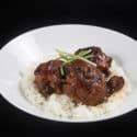 Make Instant Pot Chicken Adobo Recipe (Pressure Cooker Chicken Adobo) with Pot-in-Pot Rice: Classic Filipino favorite comfort food. Super flavorful, quick and easy weeknight Instant Pot Chicken and Rice Recipe.