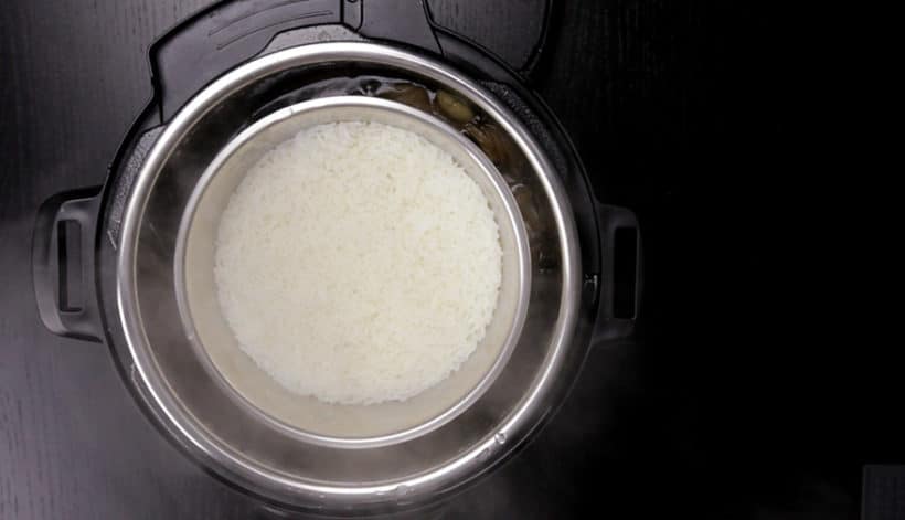 Instant Pot Pot in Pot Chicken and Rice