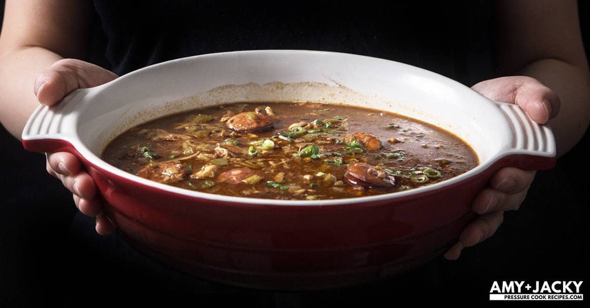 Instant Pot Gumbo (Pressure Cooker Gumbo) Tested by Amy + Jacky