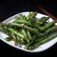 Instant Pot Green Beans Recipe (Pressure Cooker Green Beans): How to cook Green Beans in Instant Pot. Enjoy perfectly cooked fresh green beans or super quick & easy yet deliciously healthy 5-ingredient Stir-Fried Garlic Green Beans! #instantpot #instapot #instantpotrecipes #pressurecooker #beans #vegan #vegetarian #recipes #paleo