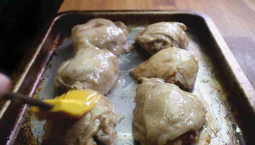 coat Chicken with Honey Garlic Sauce