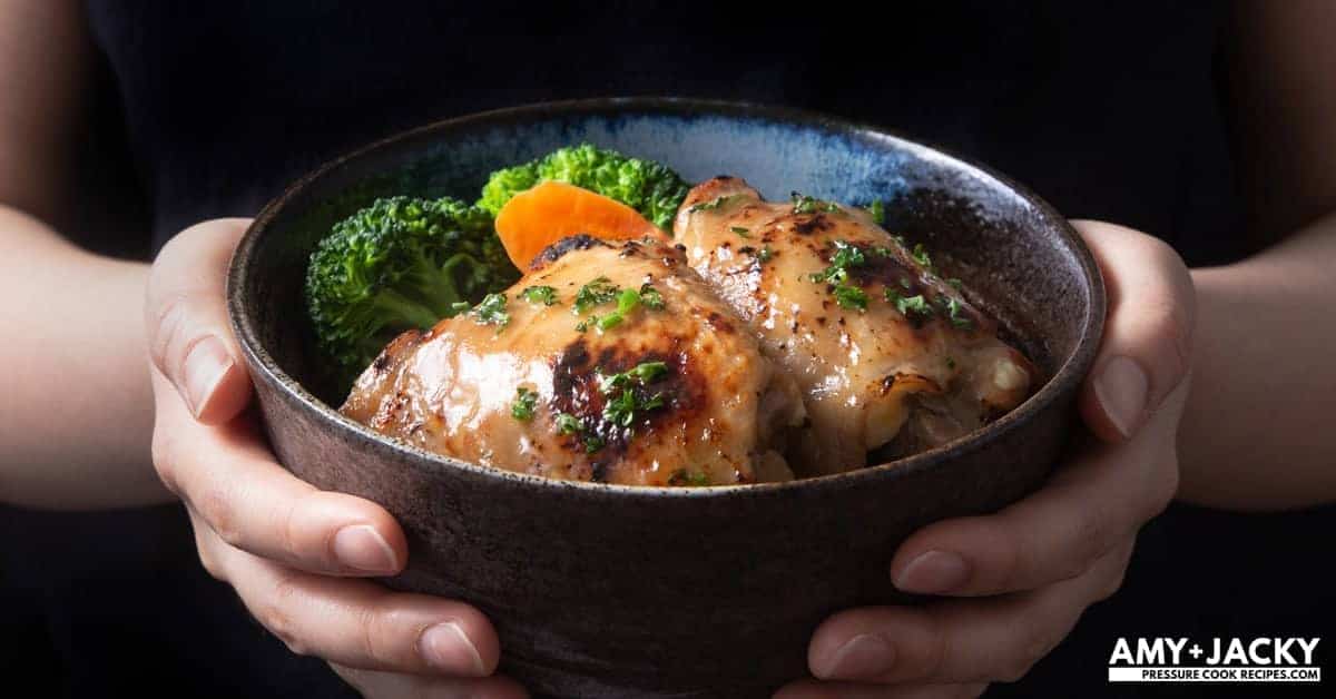 Instant Pot Honey Garlic Chicken | Amy + Jacky