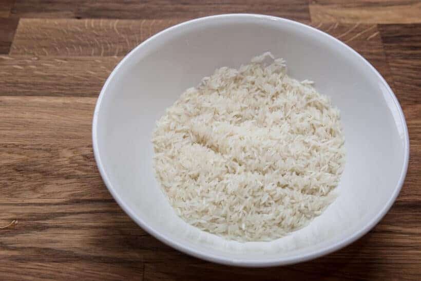 rinse jasmine rice, drain really well  #AmyJacky #recipe