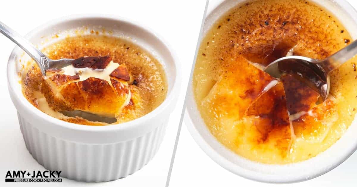 Heavenly Instant Pot Creme Brulee | Amy + Jacky