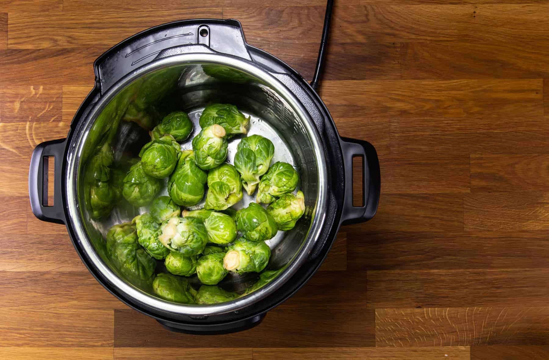 Instant Pot Brussels Sprouts Tested by Amy + Jacky
