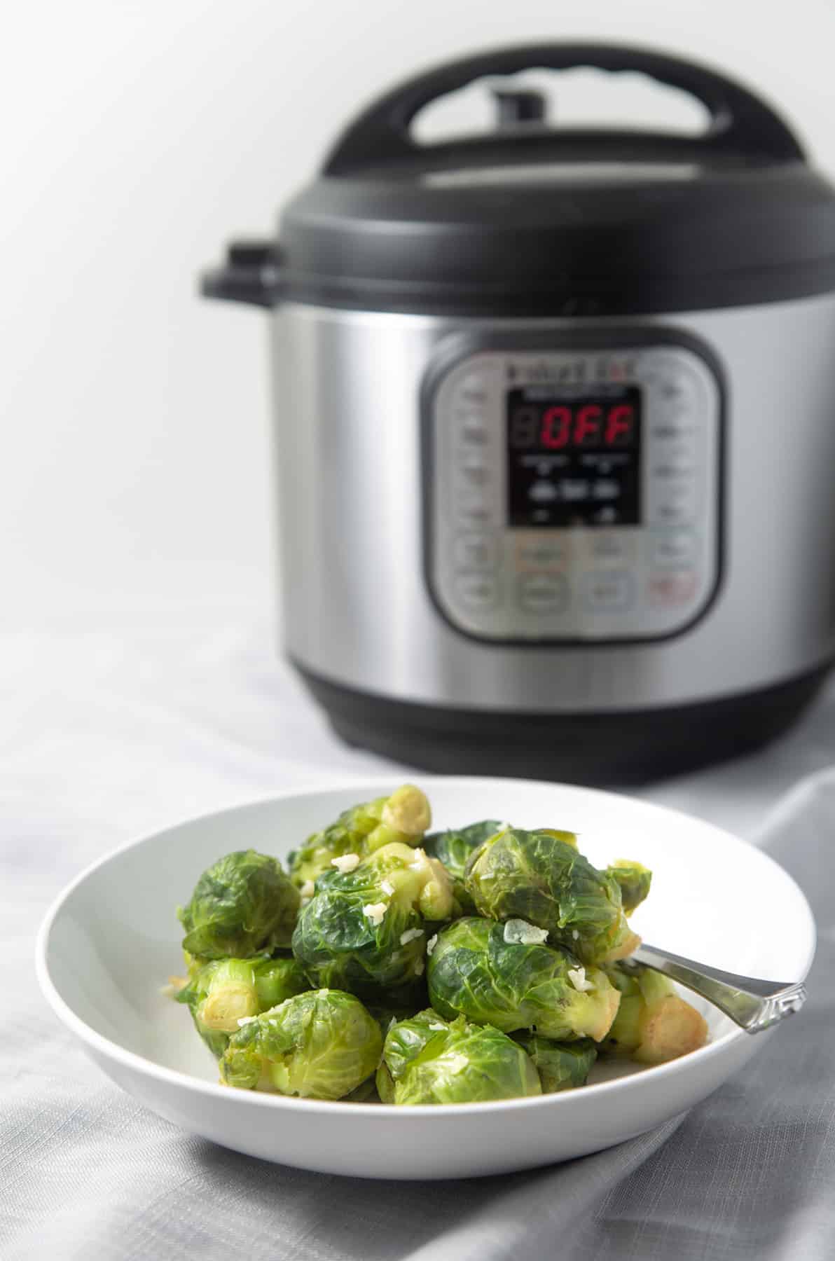 Instant Pot Brussels Sprouts Tested by Amy + Jacky