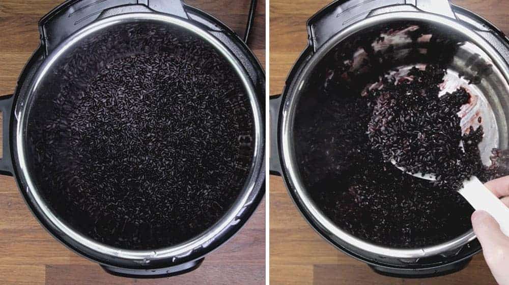 Instant Pot Black Rice (Forbidden Rice) Tested by Amy + Jacky