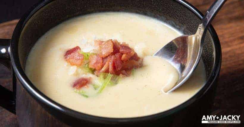 Instant Pot Potato Soup | Pressure Cooker Potato Soup | Easy Potato Soup | Loaded Potato Soup | Instant Pot Soup | Instant Pot Potatoes | Instant Pot Recipes | Pressure Cooker Recipes #instantpot #pressurecooker #soup #recipes #potatoes