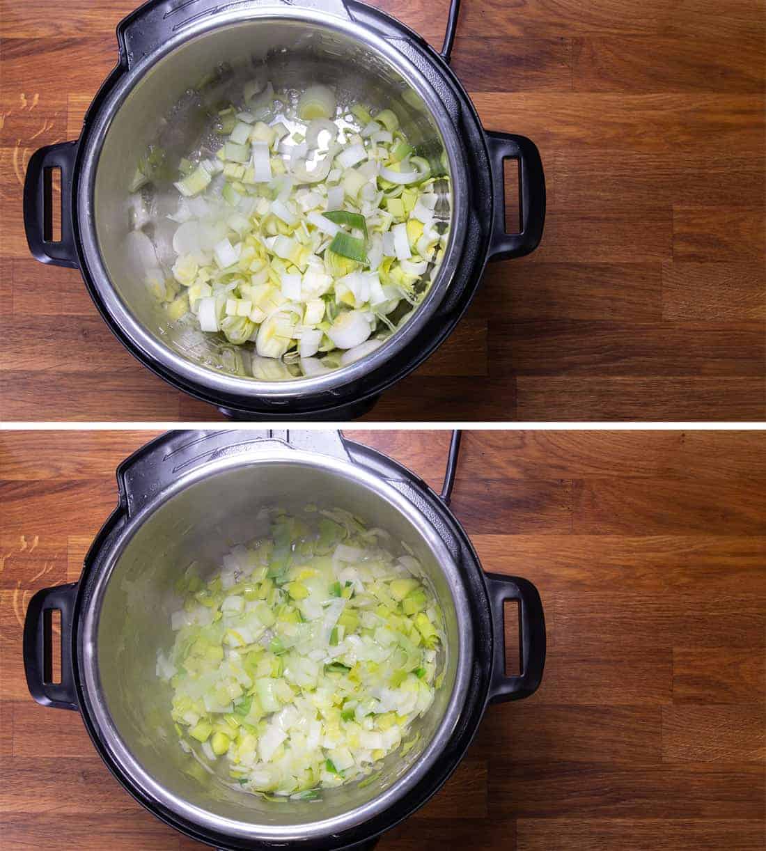 Instant Pot Potato Leek Soup Tested by Amy + Jacky