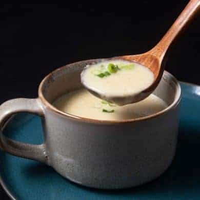 Instant Pot Potato Leek Soup | Pressure Cooker Potato Leek Soup | Instant Pot Leek Potato Soup | Instant Pot Potato Soup | Instant Pot Soup | Vegetarian Recipes | Healthy Instant Pot Recipes