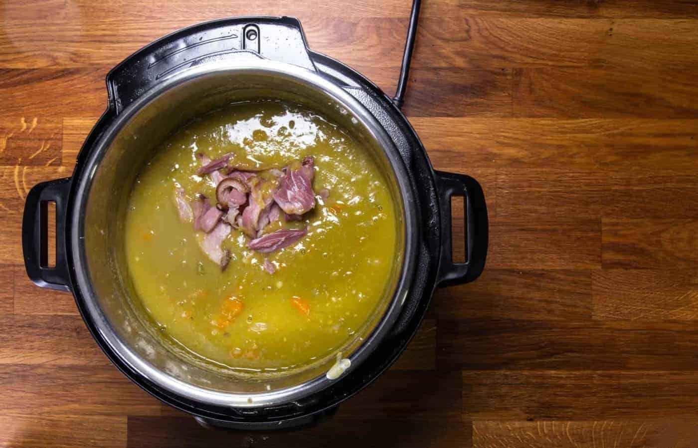 Instant Pot Split Pea Soup Tested by Amy + Jacky