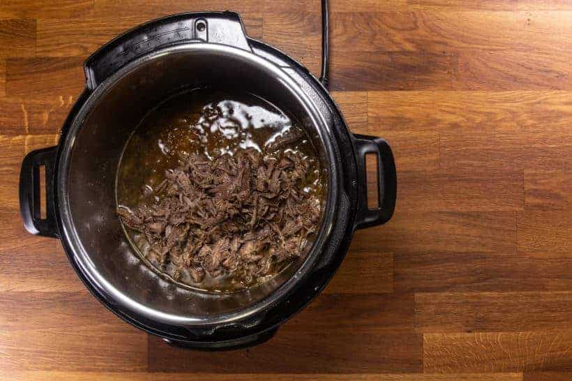 Italian beef in Instant Pot