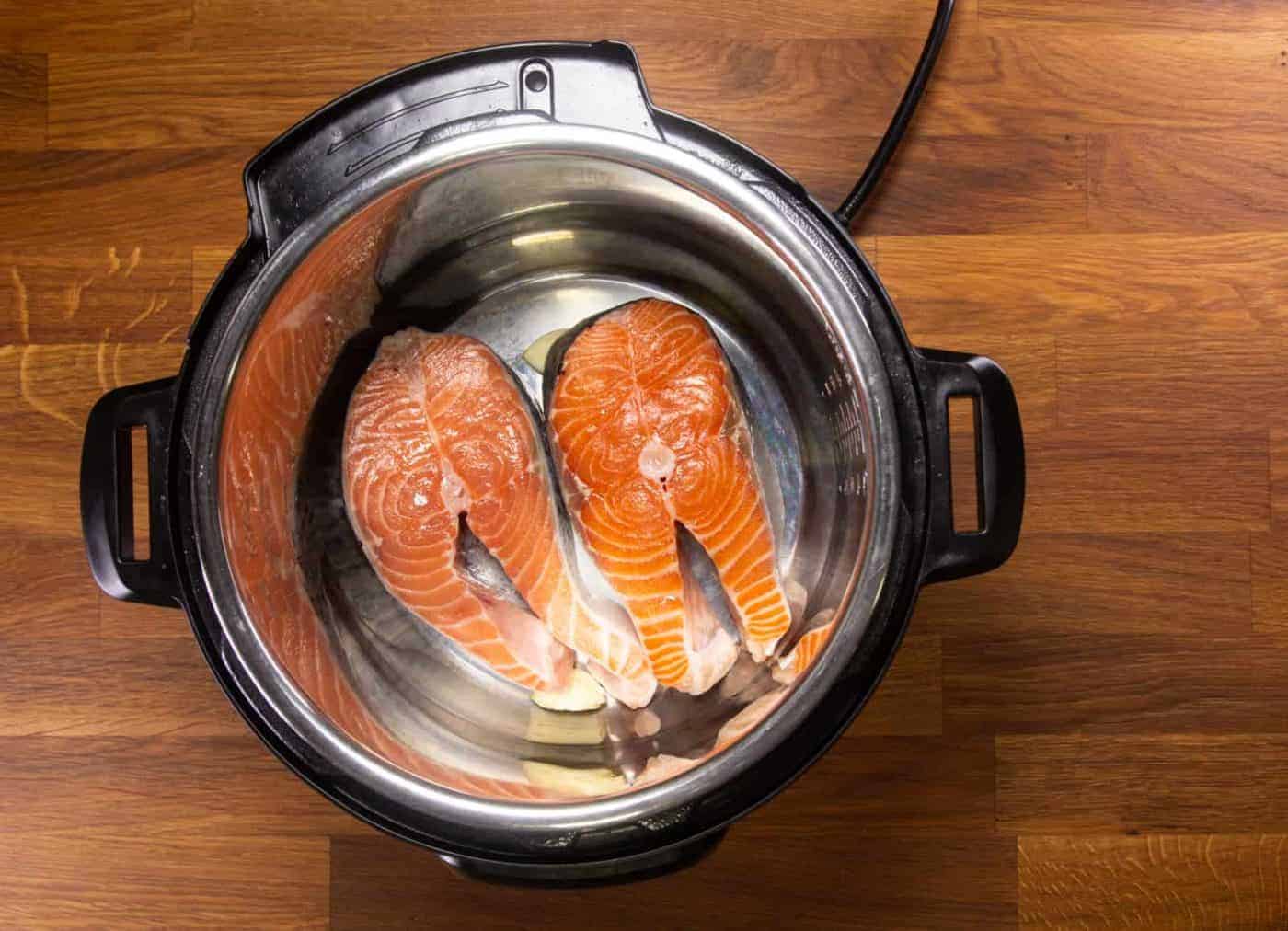 Instant Pot Salmon Tested by Amy + Jacky