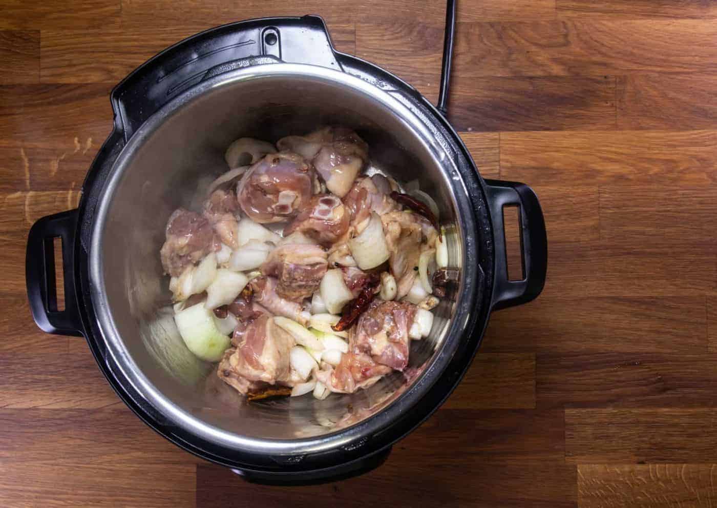Instant Pot Chinese Chicken Stew (Dapanji) Amy + Jacky