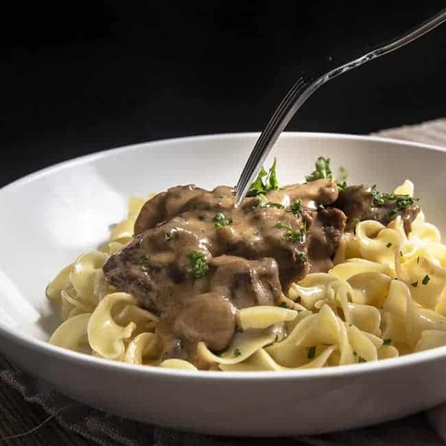 Instant Pot Beef Stroganoff