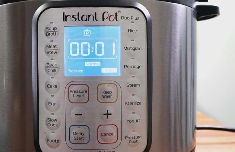 Instant Pot Pressure Cooker High Pressure 1 minute  #AmyJacky #InstantPot #PressureCooking