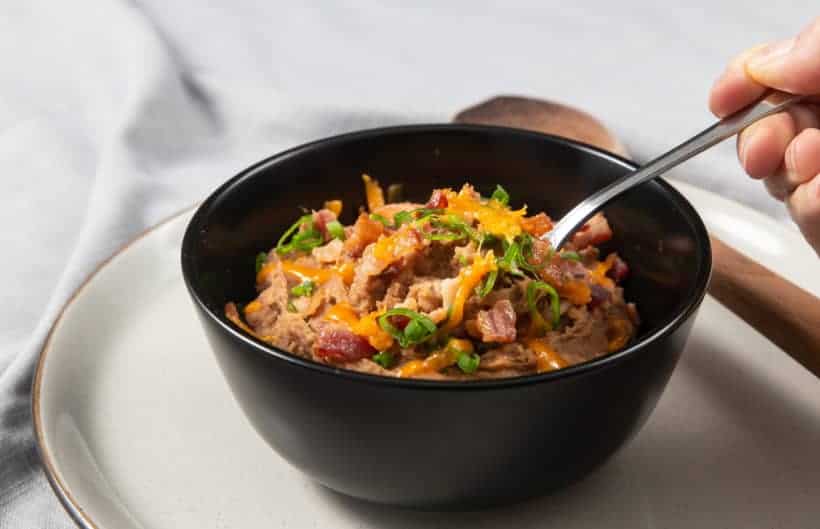 Instant Pot Loaded Refried Beans Tested by Amy + Jacky