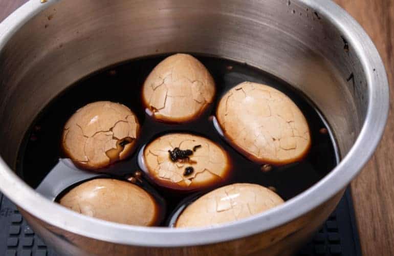 Instant Pot Chinese Tea Eggs Tested by Amy + Jacky